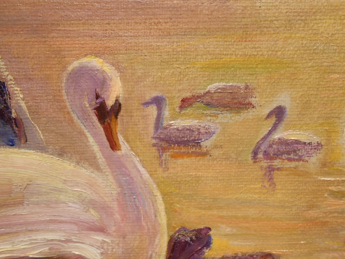 Lie: Impressionist Swans - 13