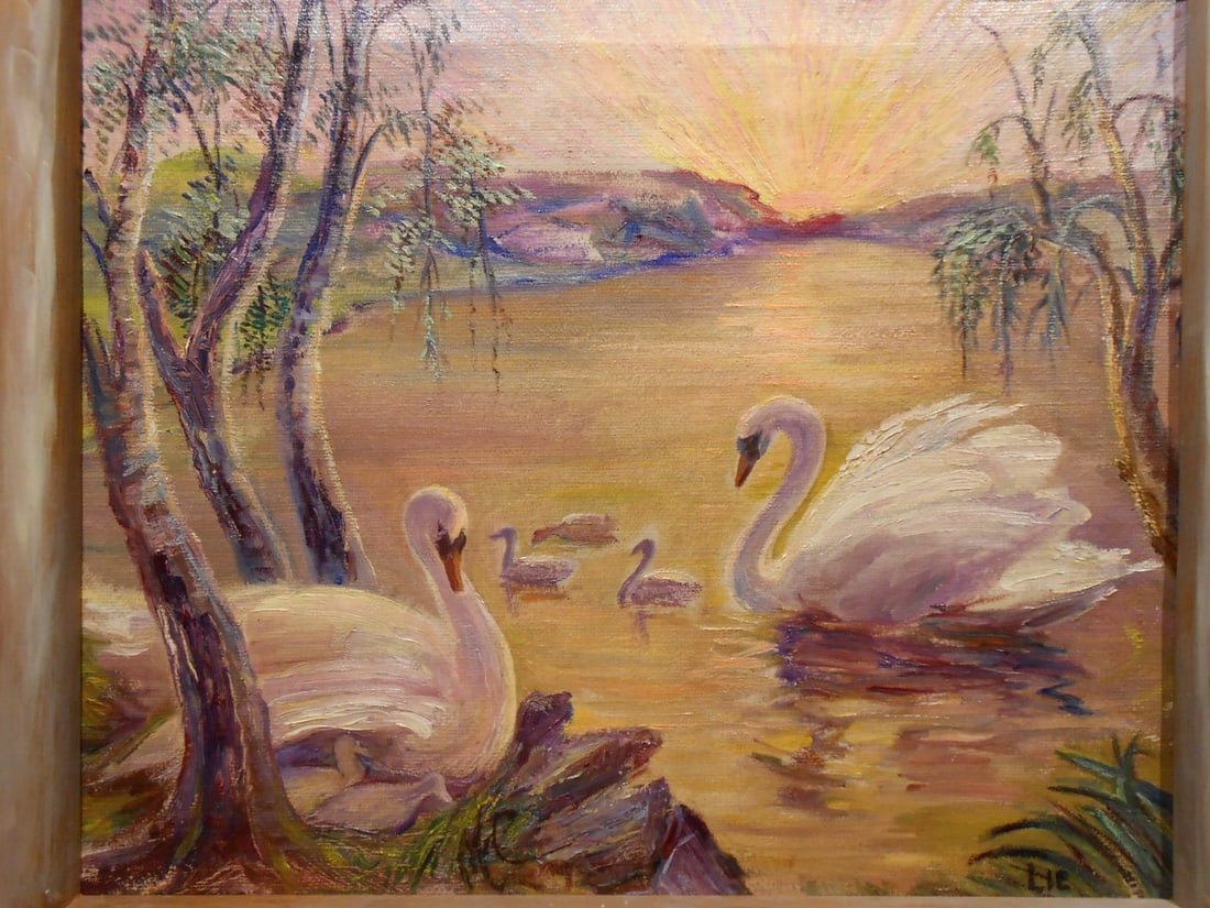 Lie: Impressionist Swans (1 of 13)