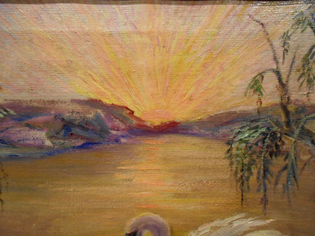 Lie: Impressionist Swans - 2