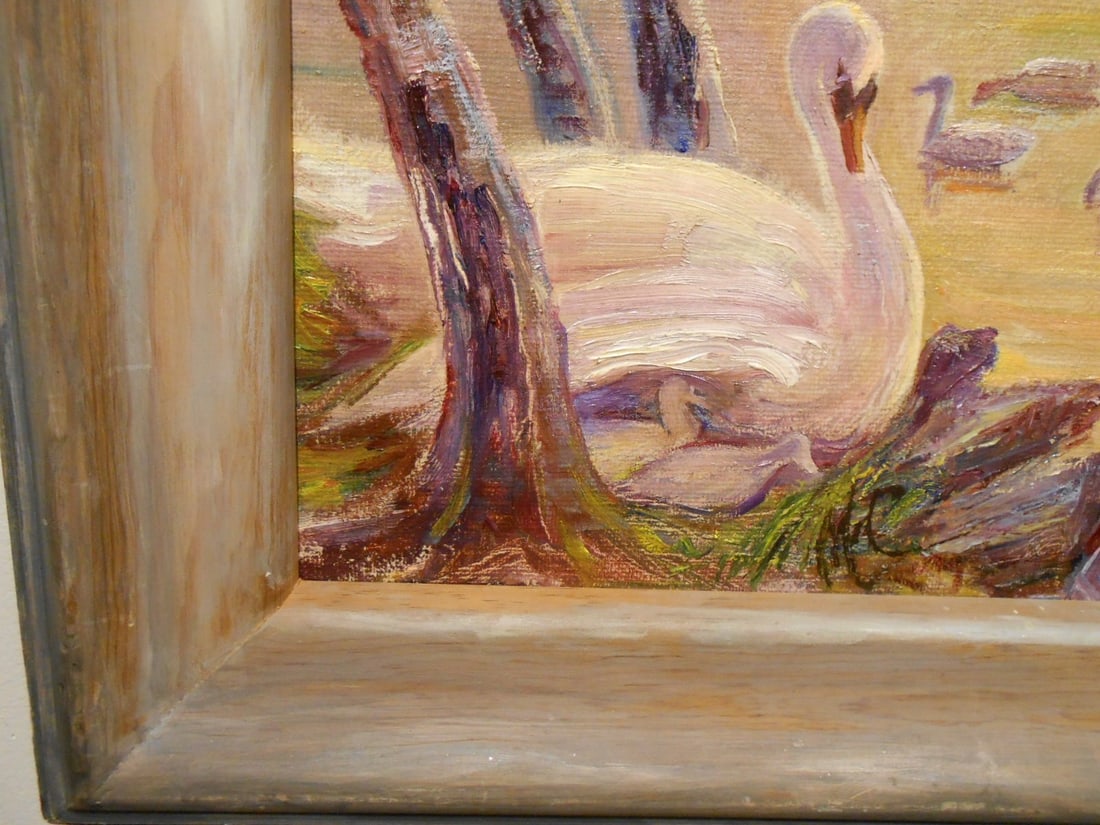 Lie: Impressionist Swans - 5