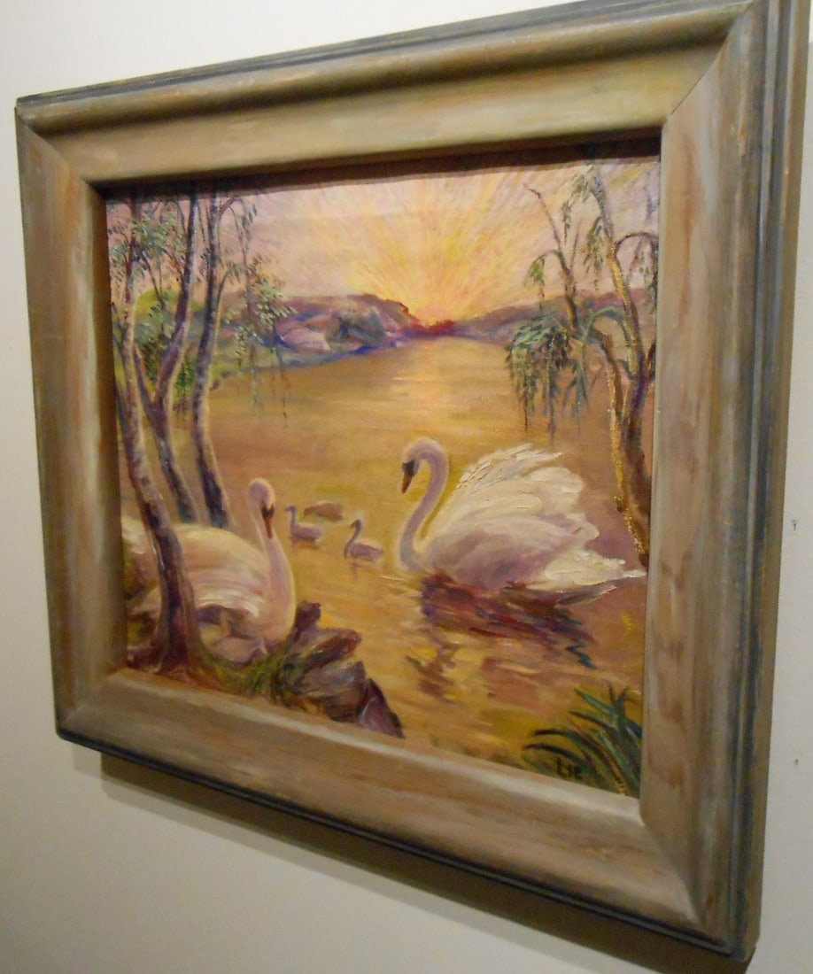 Lie: Impressionist Swans - 7