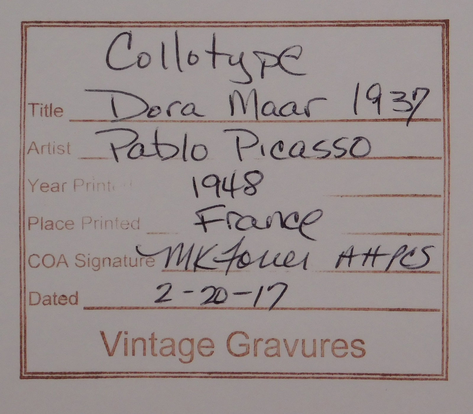 Pablo Picasso: Dora Mar - 4