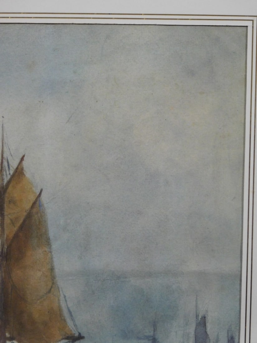 Frank P. Hall: Harbor Scene - 5