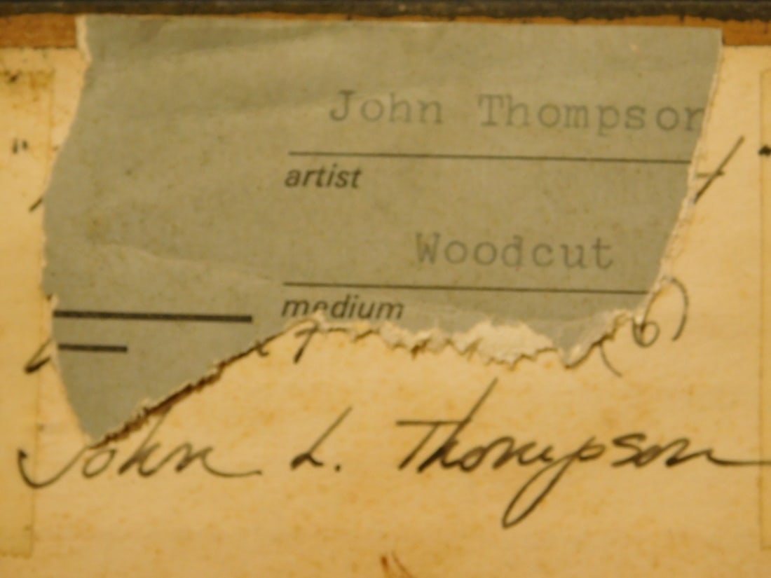 John Thompson: Woodcut Landscape - 5