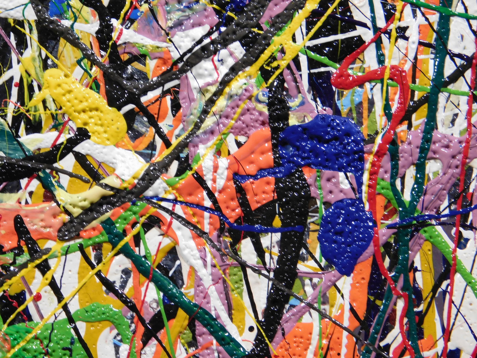 Jackson Pollock, Manner of : Abstract Composition - 11
