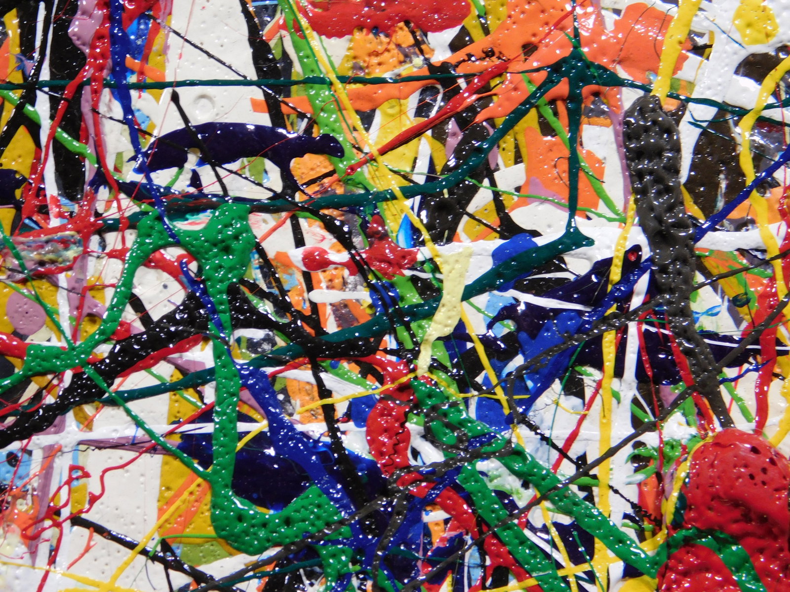 Jackson Pollock, Manner of : Abstract Composition - 12