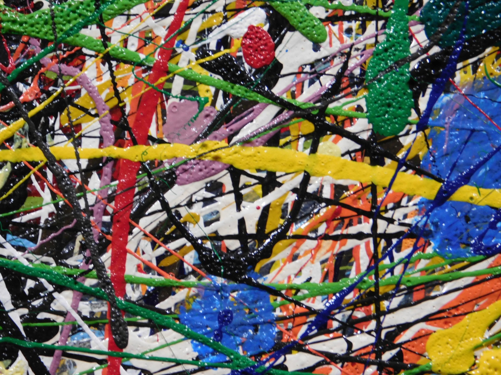 Jackson Pollock, Manner of : Abstract Composition - 13