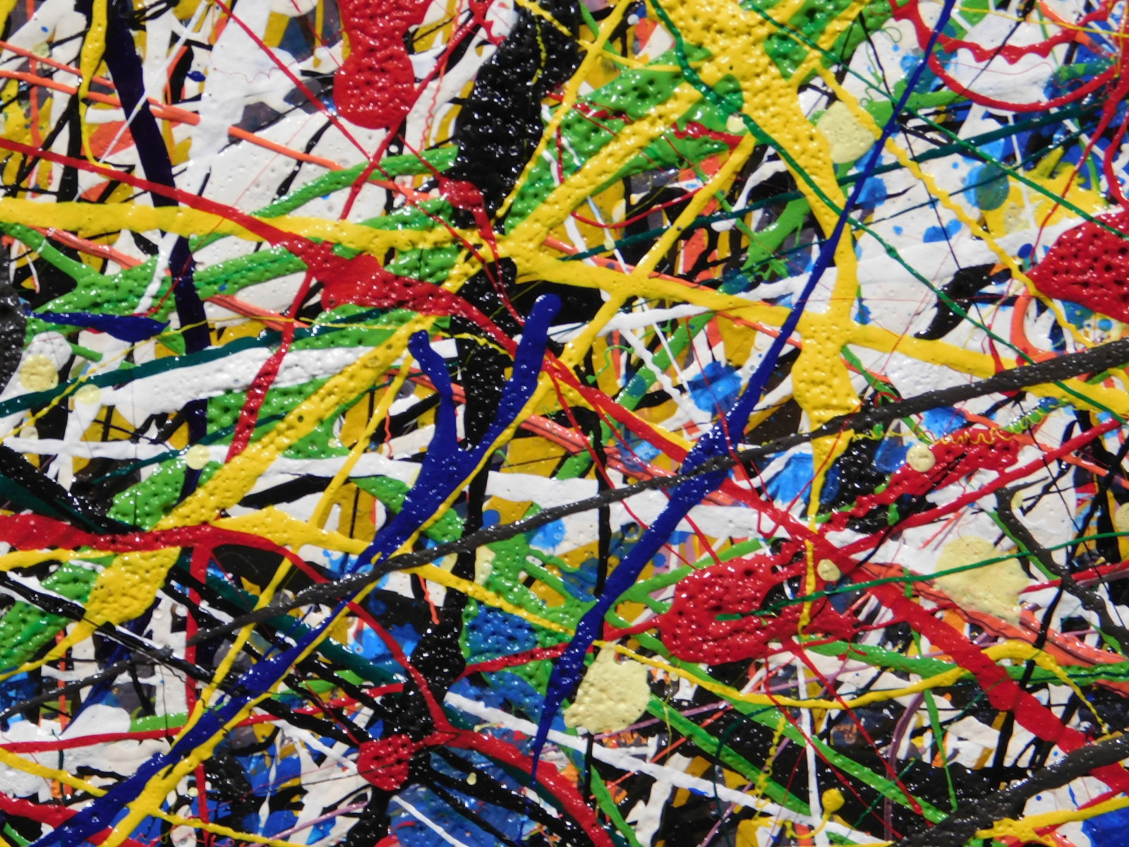 Jackson Pollock, Manner of : Abstract Composition - 6