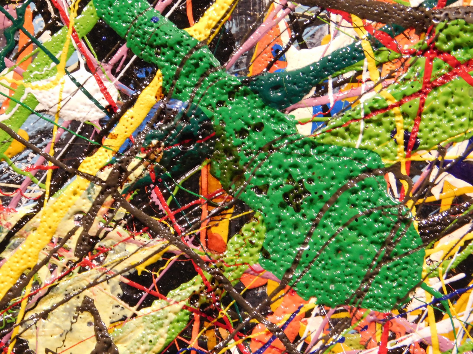 Jackson Pollock, Manner of : Abstract Composition - 7
