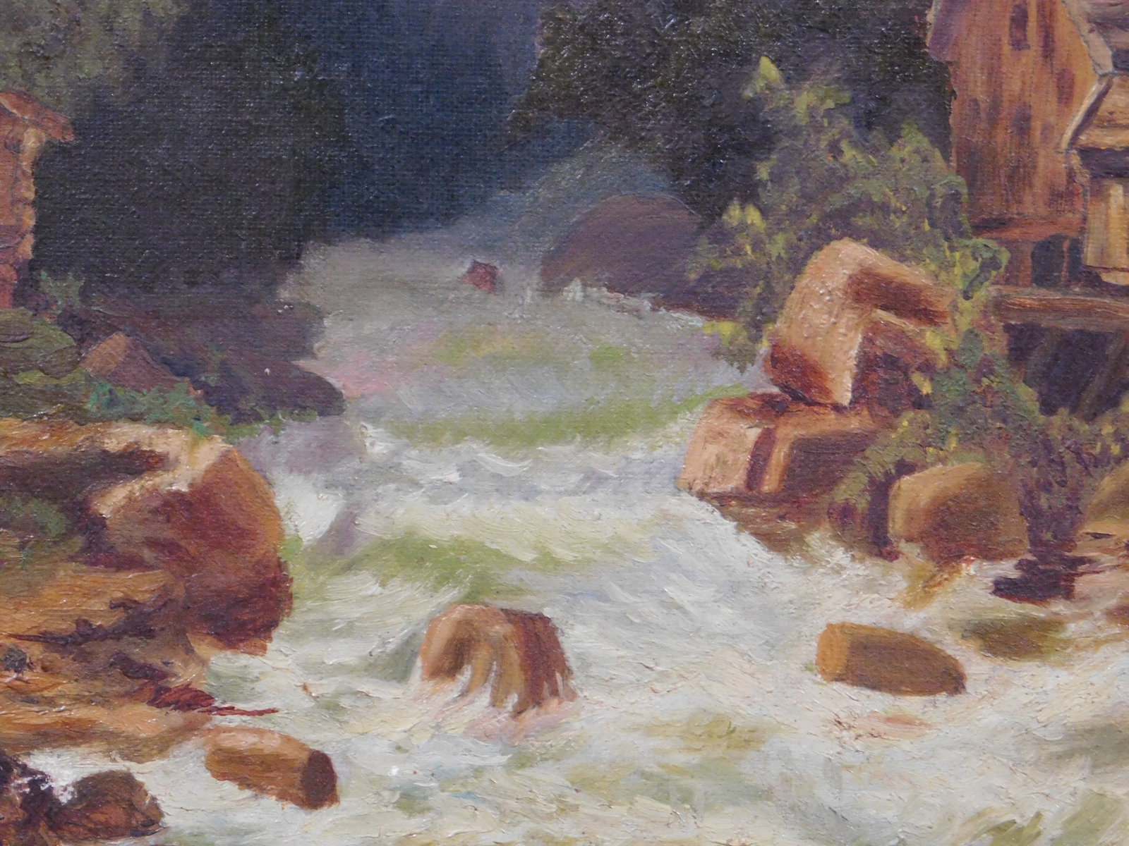 Fishing by a Mill - 2