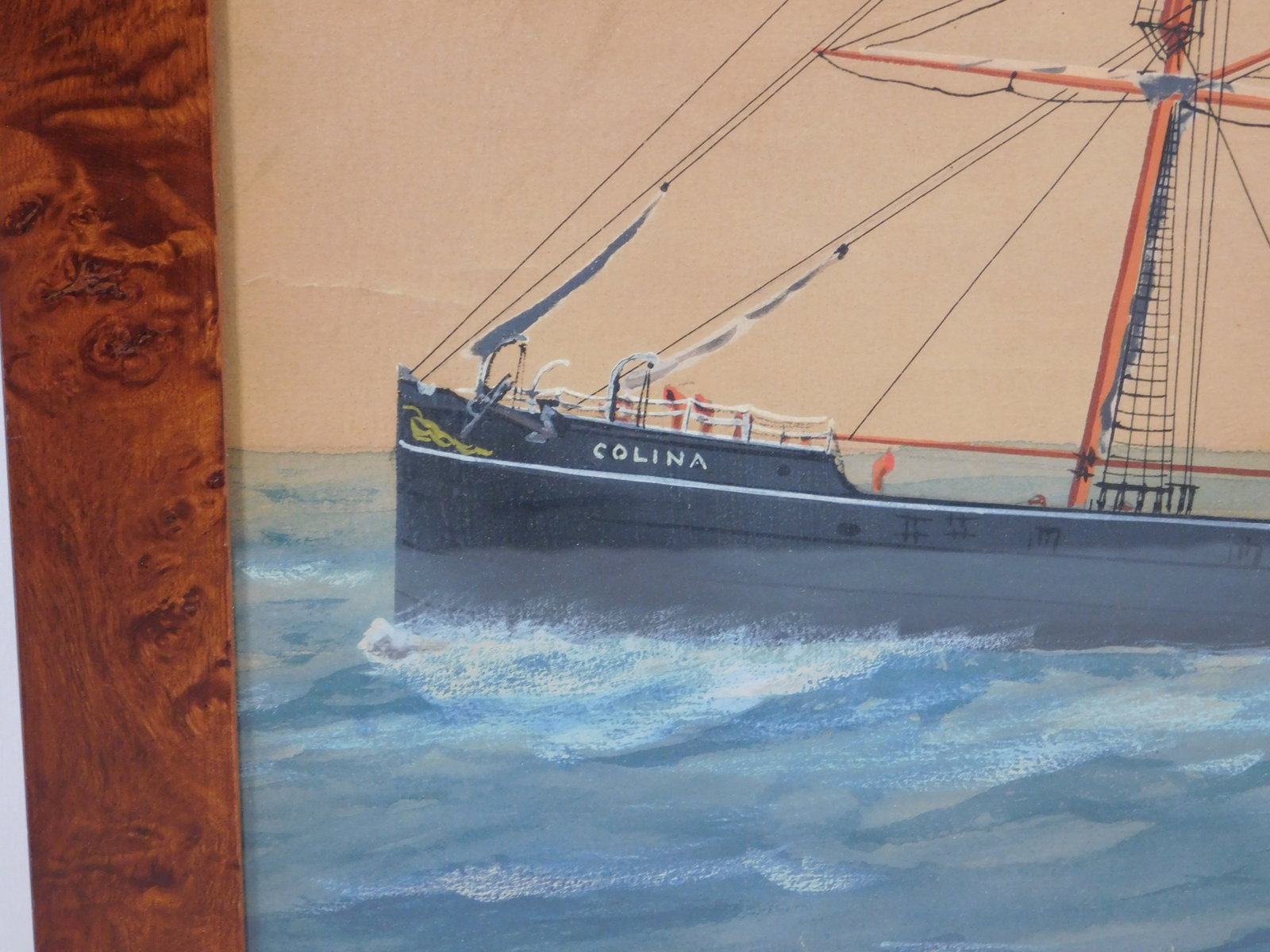 SS Collina Leaving Genoa - 7