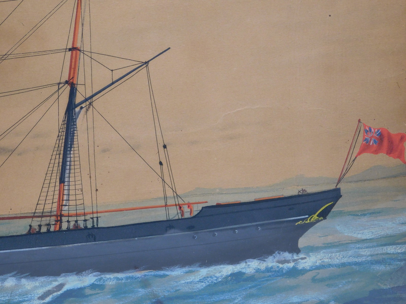 SS Collina Leaving Genoa - 8