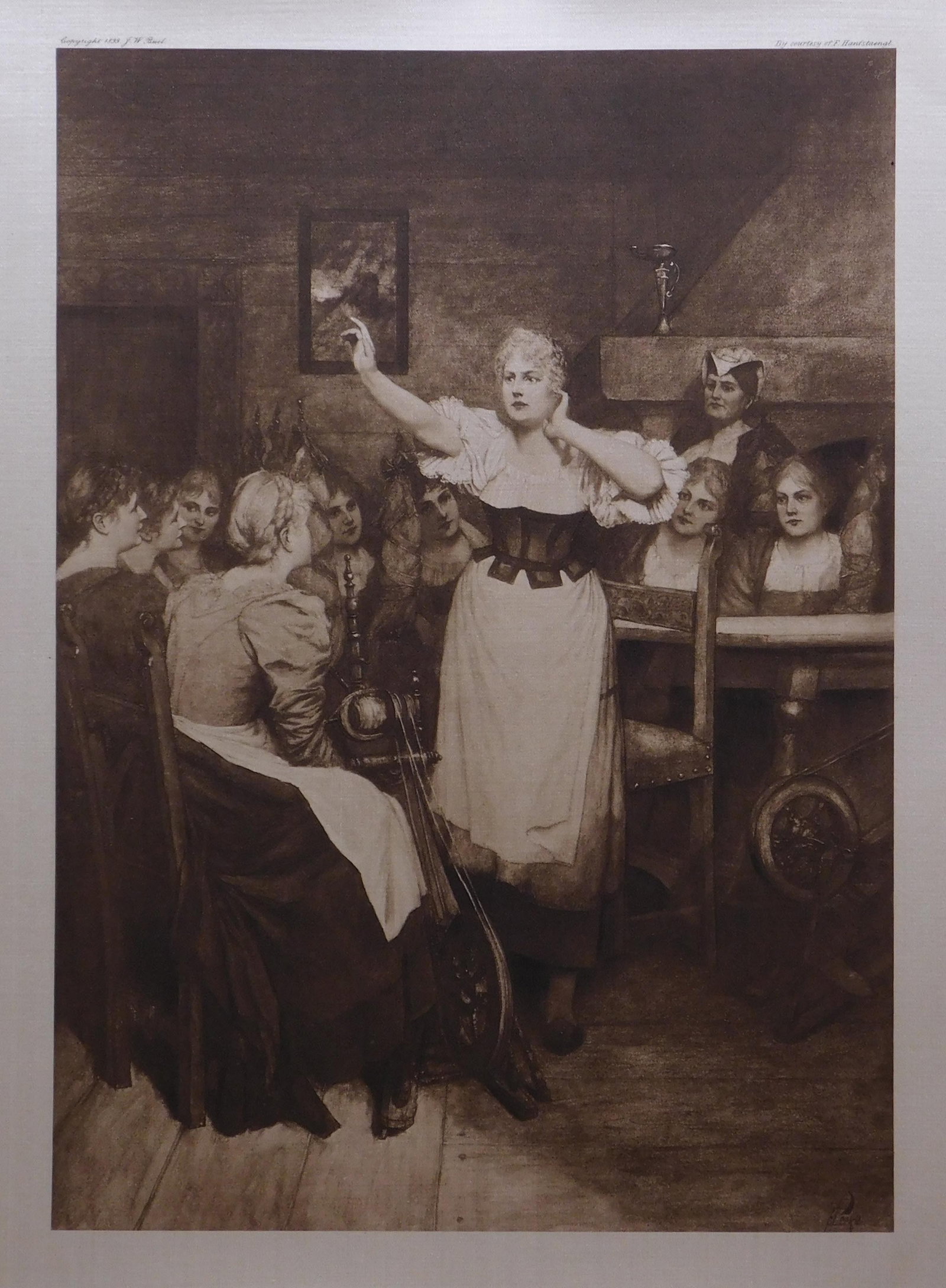 The Flying Dutchman: The Flying Dutchman : Lithograph printed on silk, mounted to card stock. An unbound page from The Great Operas: Romantic Legends Upon Which the Masters of Song Have founded Their Famous Lyrical Compos