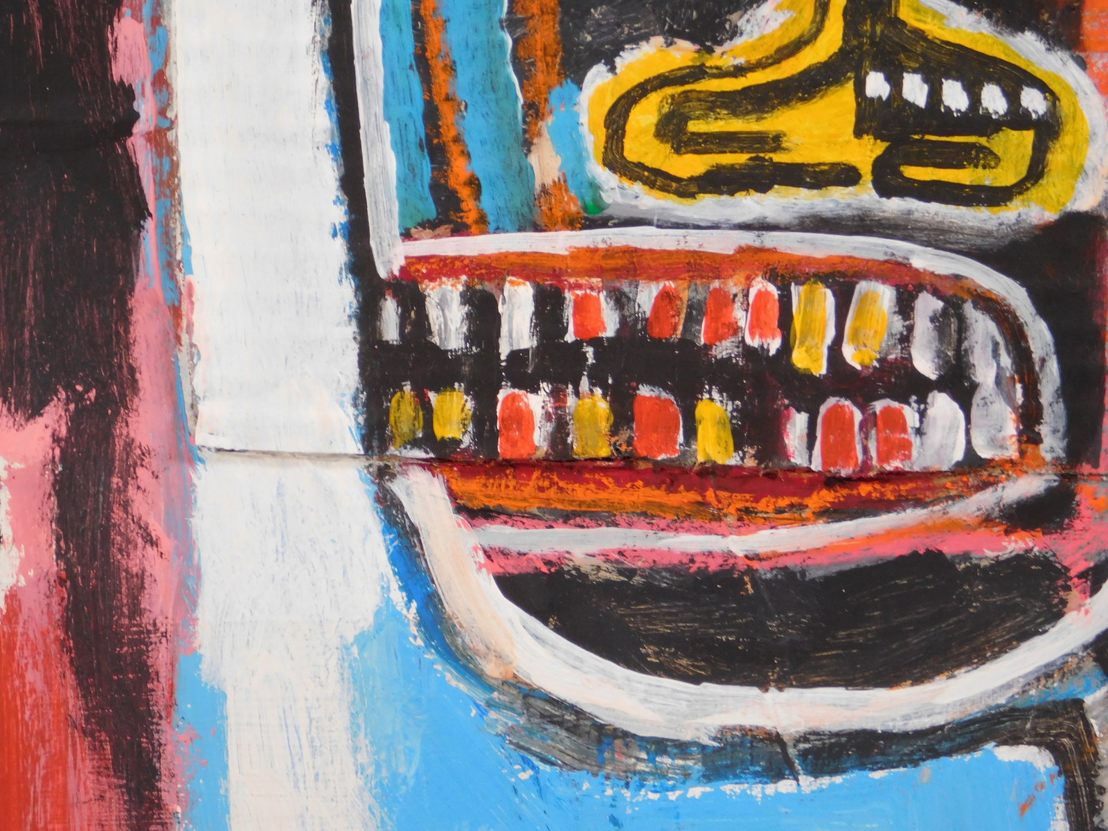 Jean-Michel Basquiat, Attributed: Bubble Grace - 2