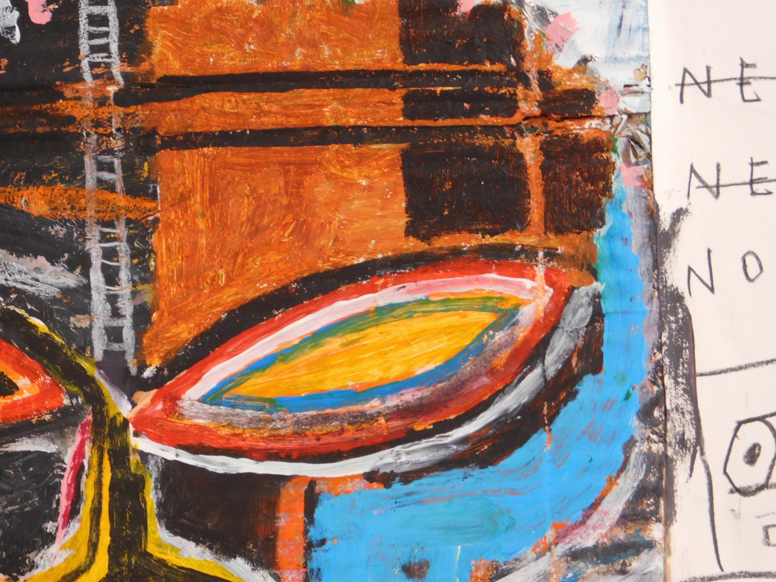 Jean-Michel Basquiat, Attributed: Bubble Grace - 9
