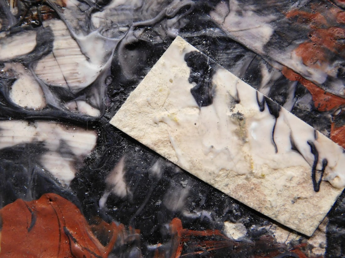 Antoni Tapies, Attributed: Mixed Media Collage - 12