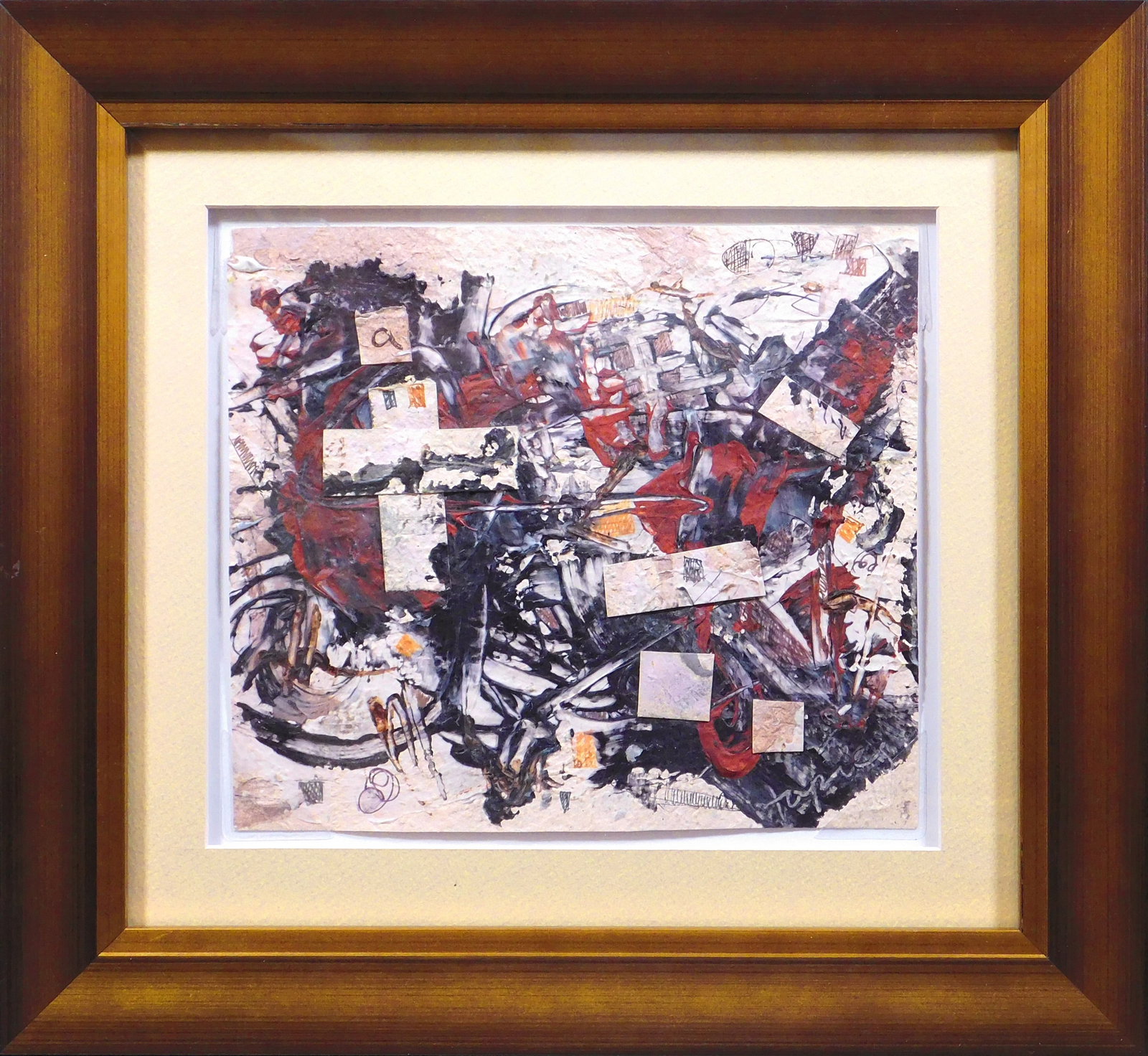 Antoni Tapies, Attributed: Mixed Media Collage (1 of 14)