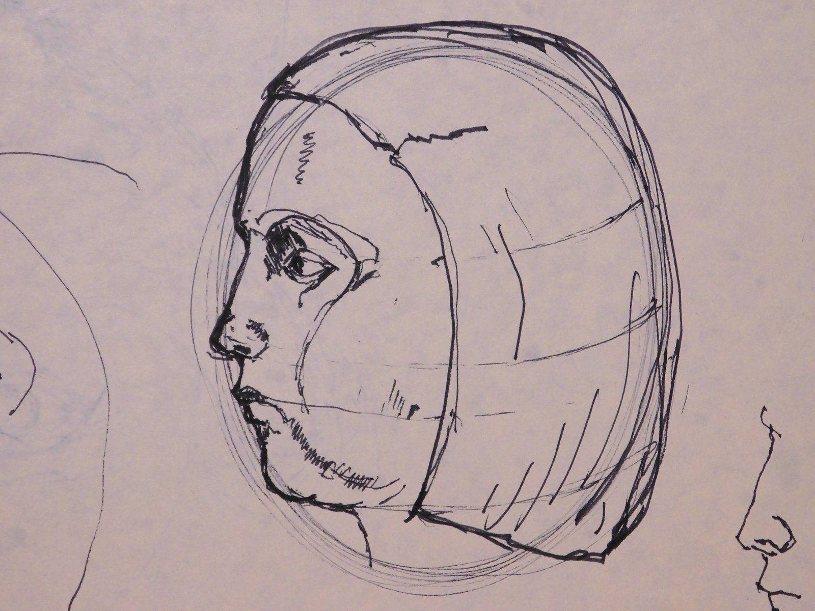 Pablo Picasso, Attributed: Double Sided Head Studies - 11