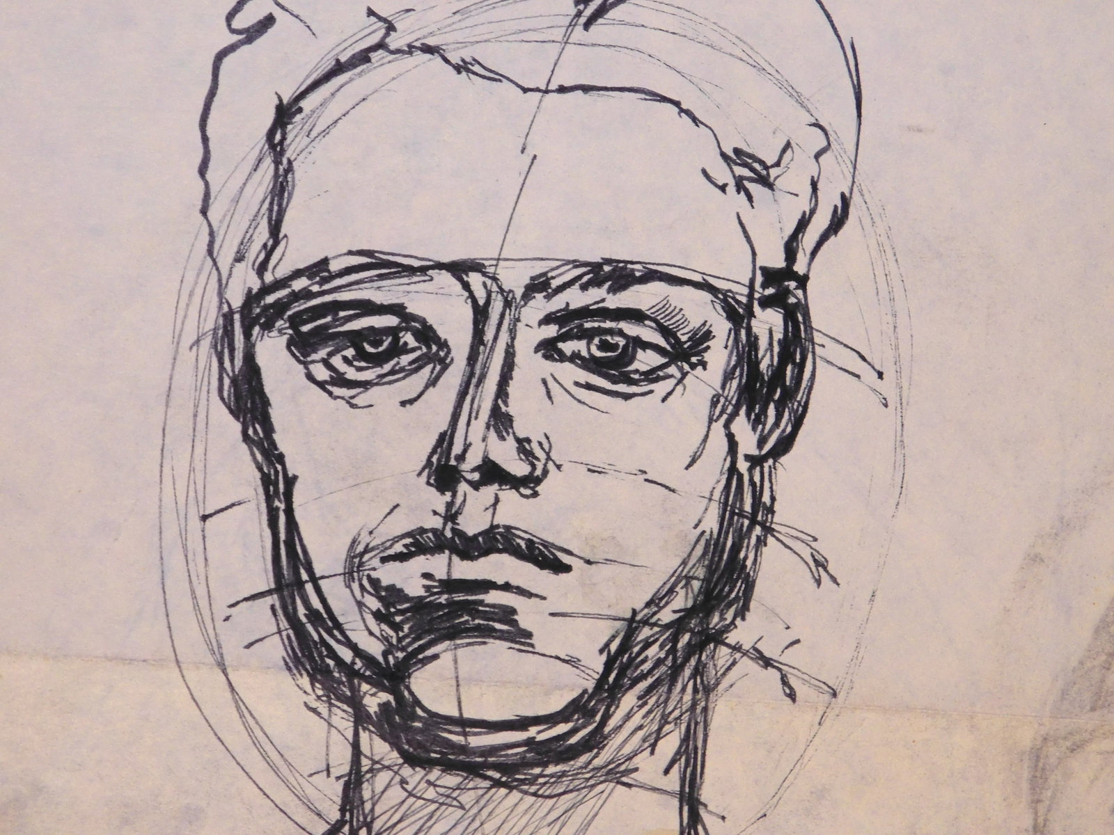 Pablo Picasso, Attributed: Double Sided Head Studies - 12