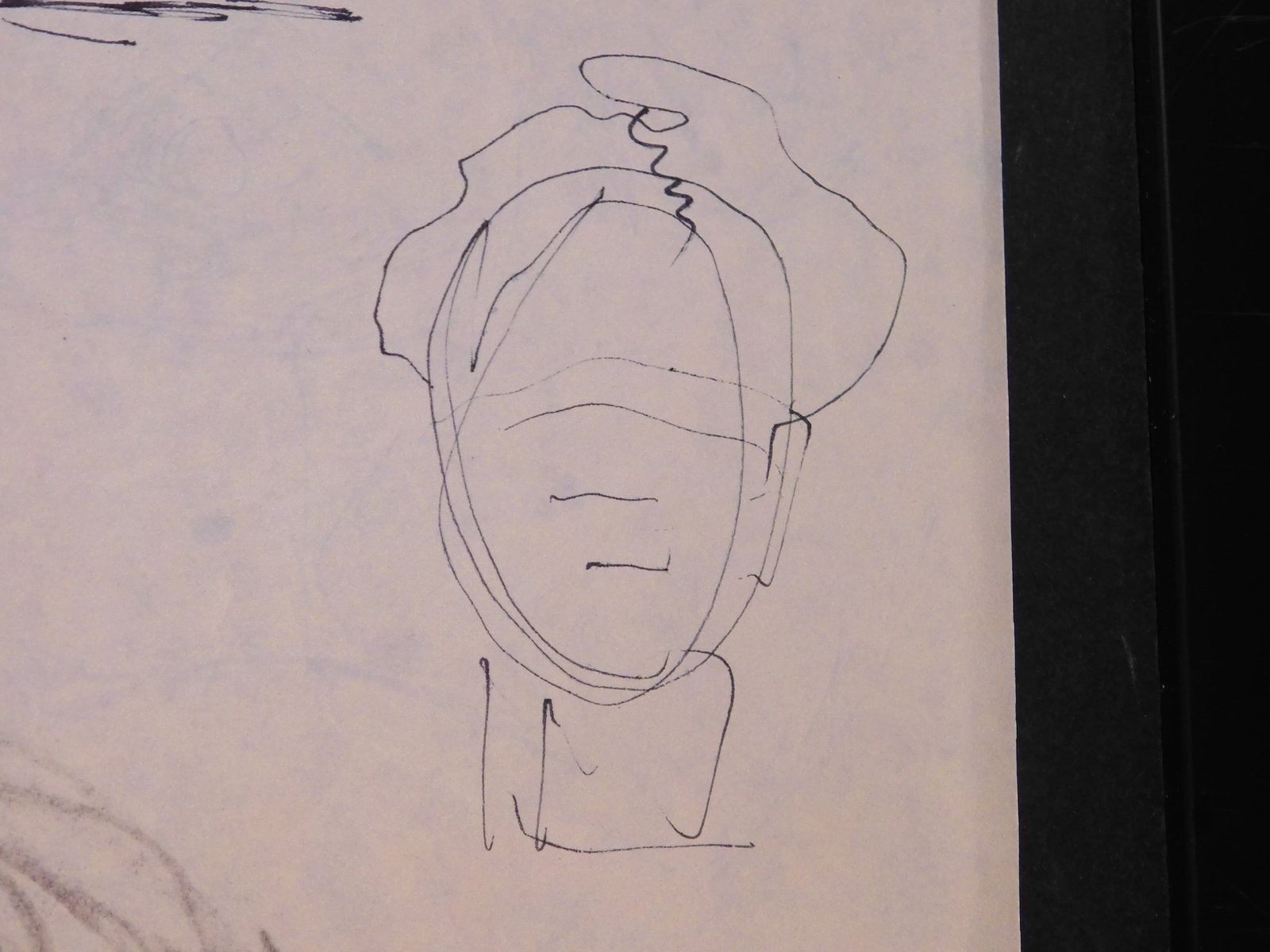 Pablo Picasso, Attributed: Double Sided Head Studies - 15