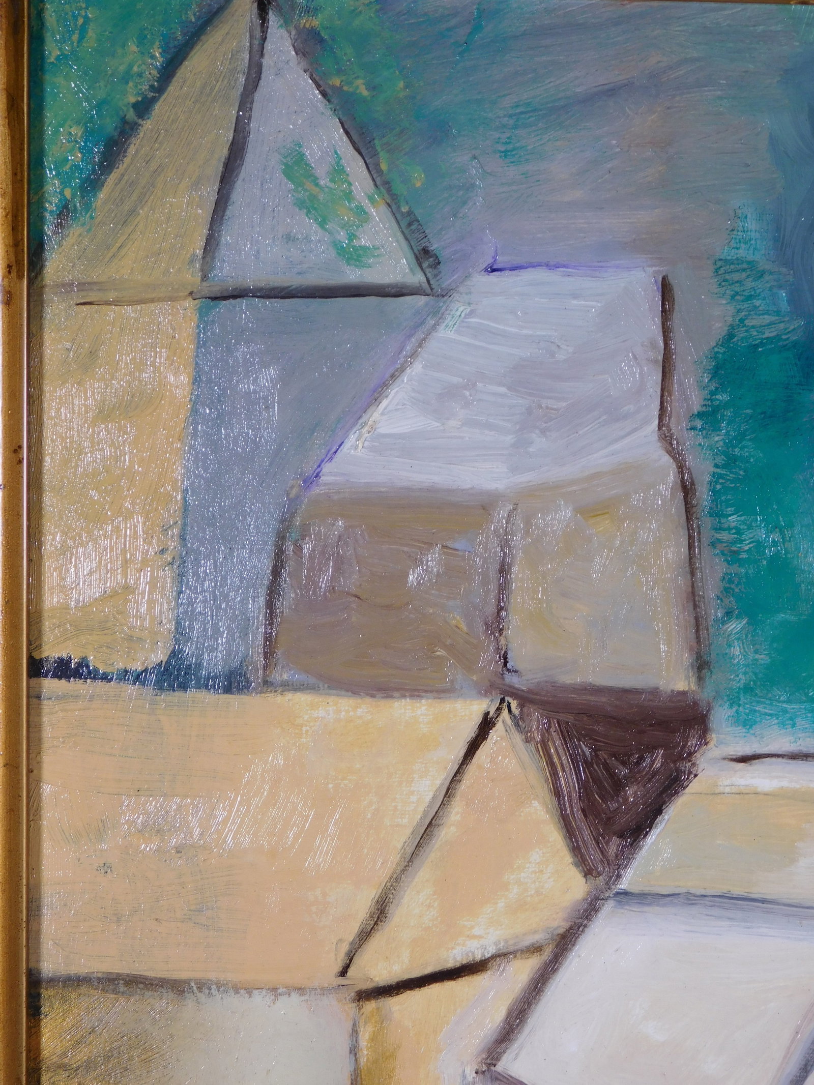 Georges Braque, Attributed: Abstract Cityscape - 3