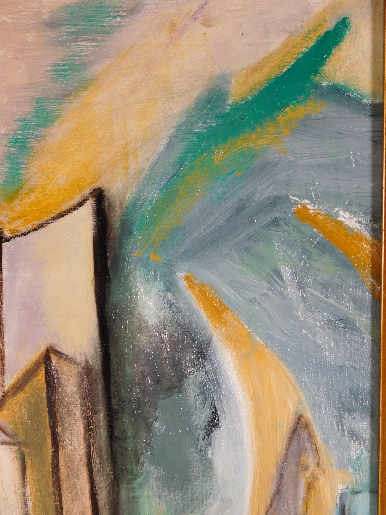 Georges Braque, Attributed: Abstract Cityscape - 5