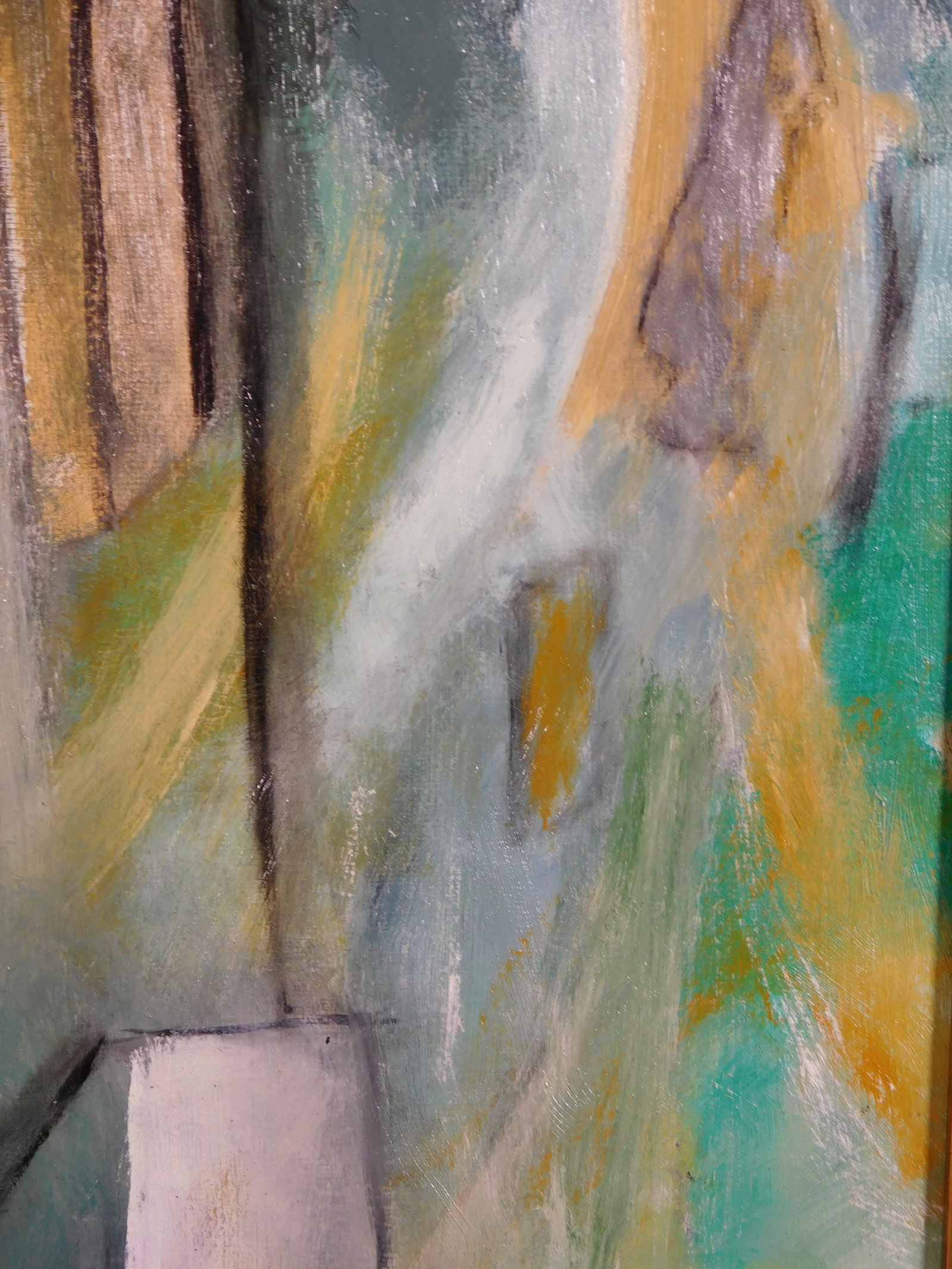 Georges Braque, Attributed: Abstract Cityscape - 6