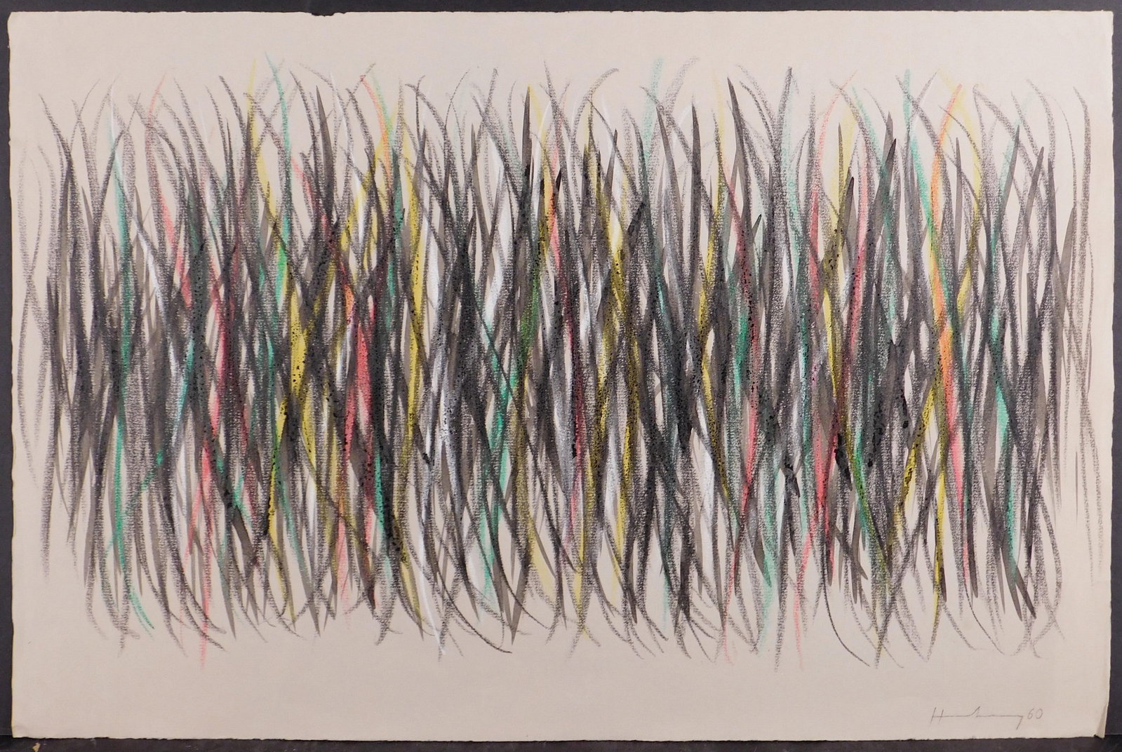 Hans Hartung Manner of: Untitled (Abstract Composition with Vertical Lines) (1 of 9)