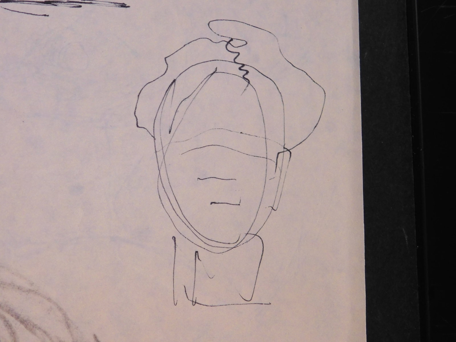 Pablo Picasso, Attributed: Double Sided Head Studies - 15