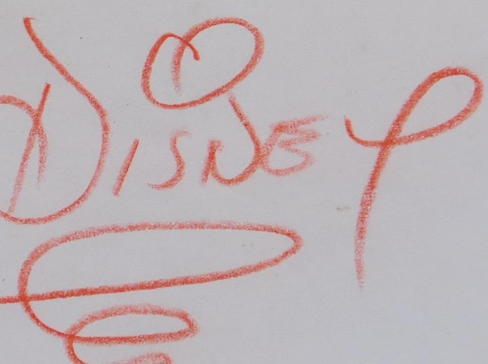 Walt Disney Autograph - 3