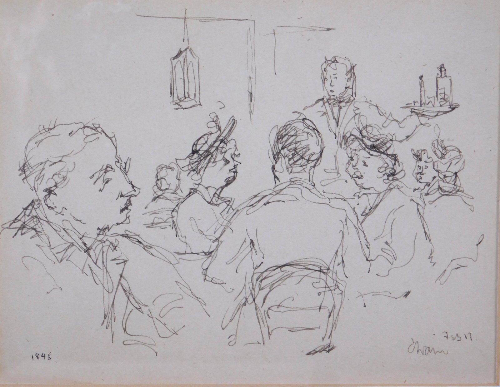 Chaim Gross Attributed: Lunchtime Manhattan - 2