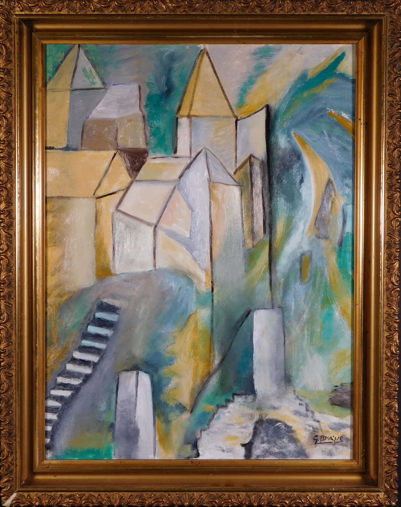 Georges Braque, Attributed: Abstract Cityscape