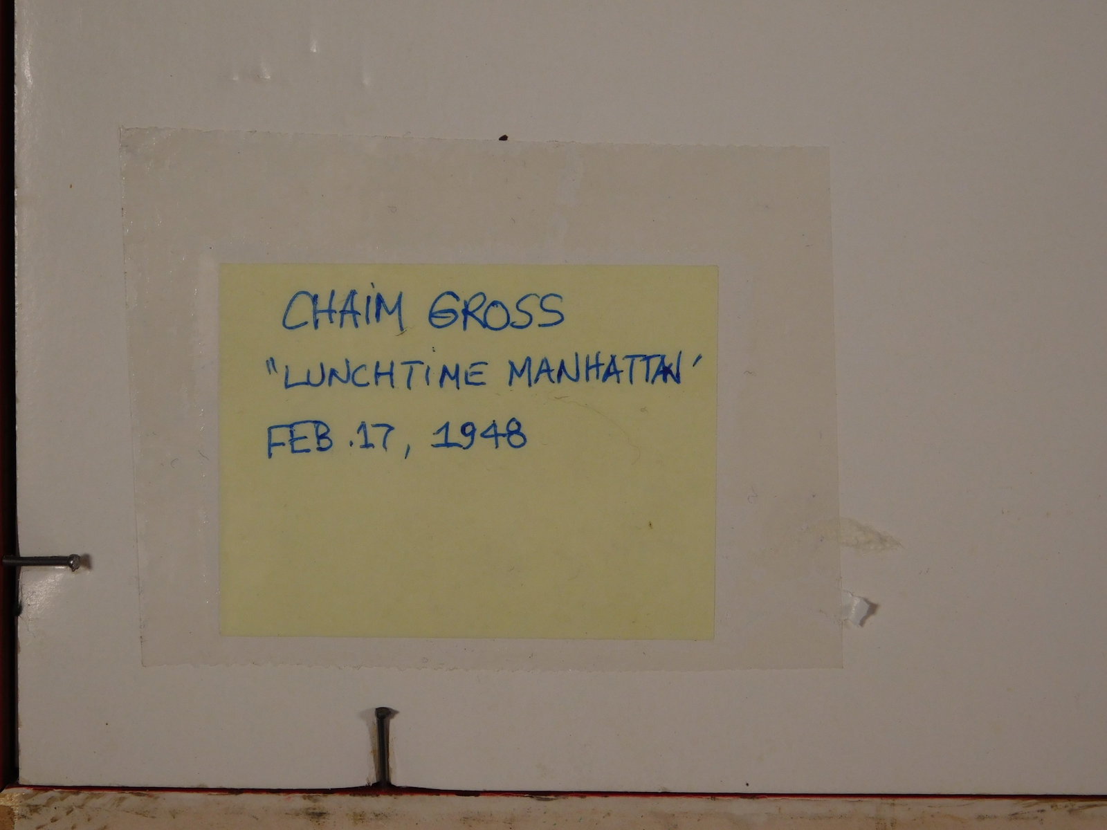 Chaim Gross Attributed: Lunchtime Manhattan - 10