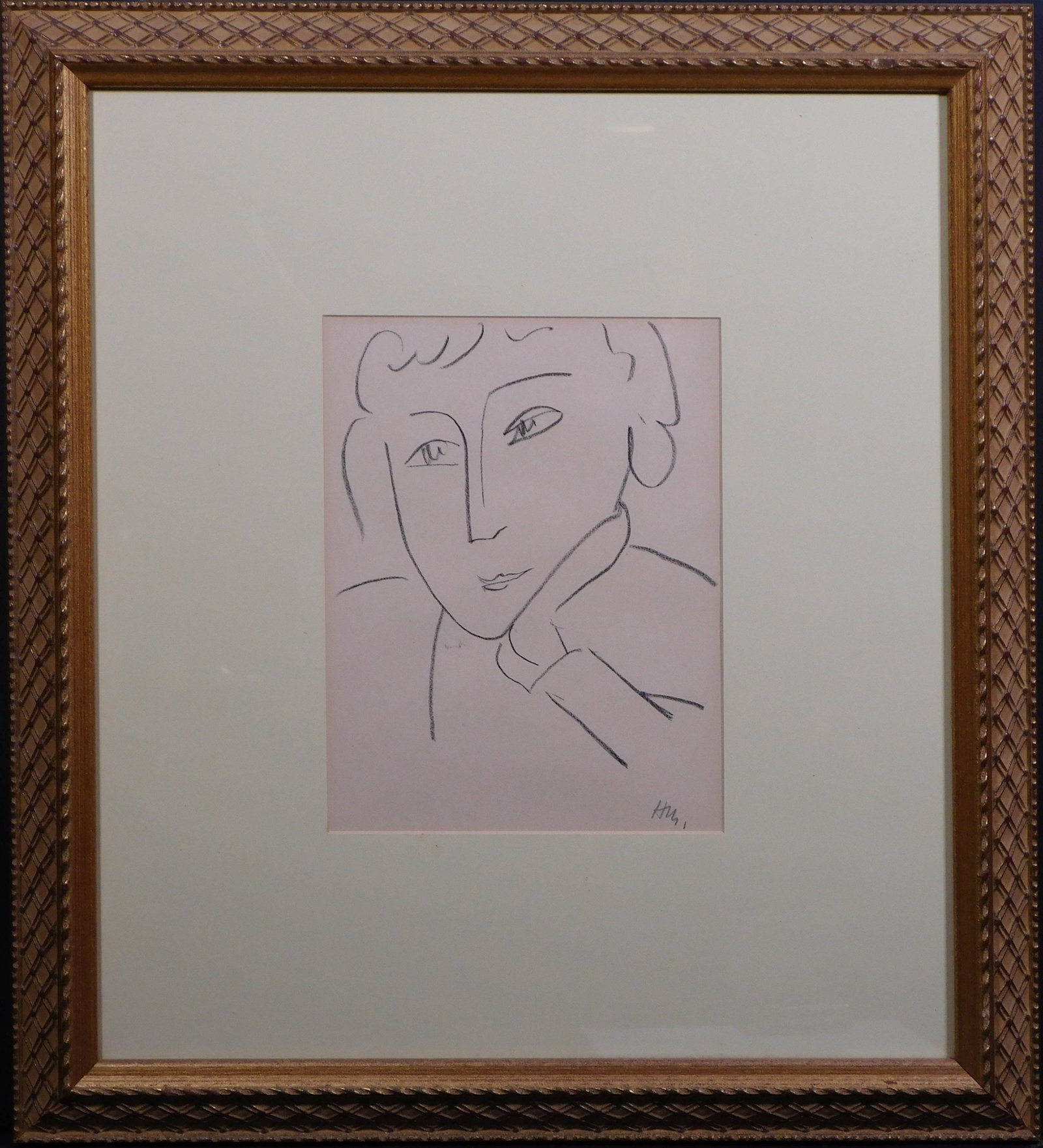 Henri Matise Attributed: Visage (1 of 12)