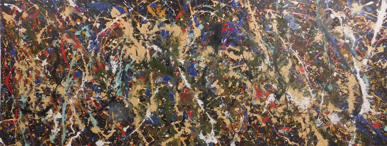 Style of Jackson Pollock: Abstract Composition (1 of 18)
