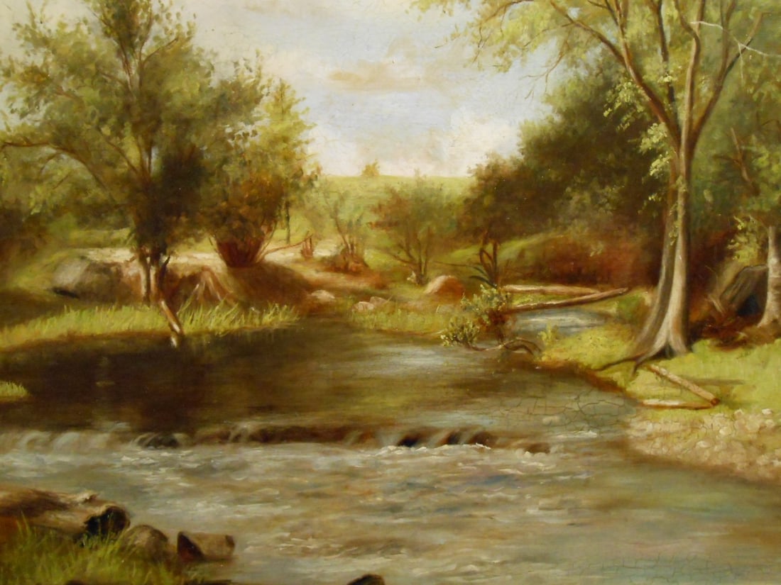 American School: Landscape with Stream - 4