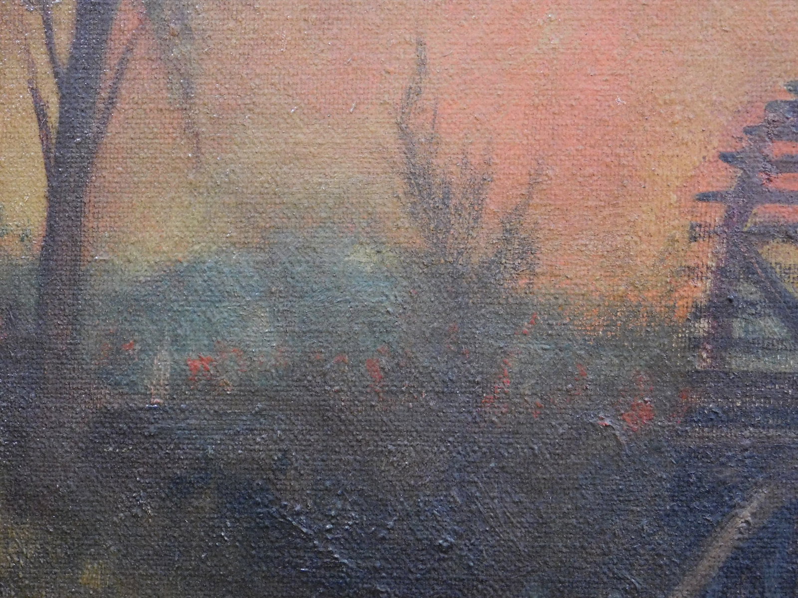 A. Black: Tonalist Rustic Mill - 4