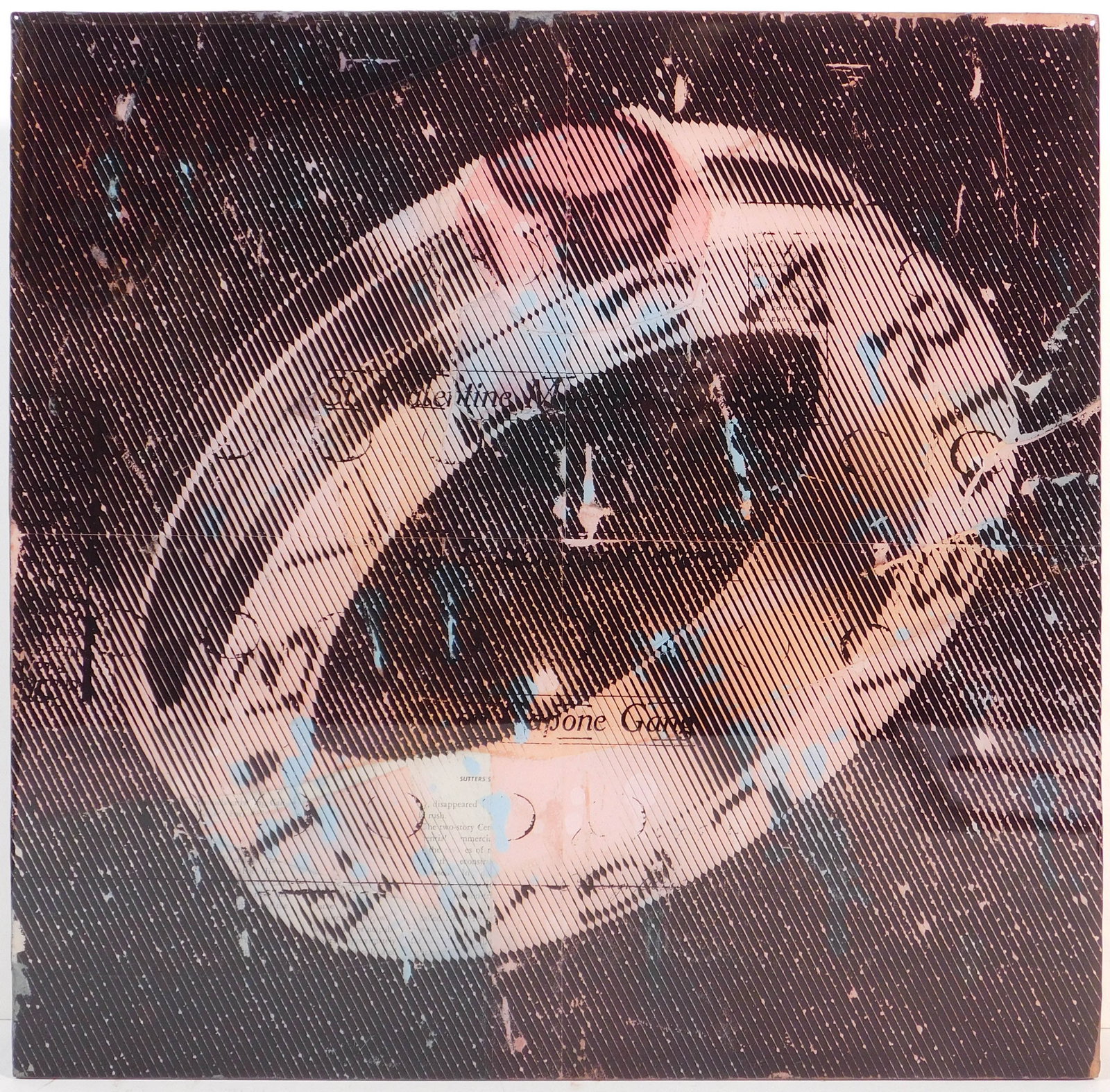 Joe Kral: Bulgari Ring Painting: Joe Kral (b 1974): Untitled (Bulgari Ring), 2018. Mixed media painting on cradled wood panel with a high-gloss epoxy resin. Signed verso. Joe Kral is an American artist based in Minneapolis, MN. He