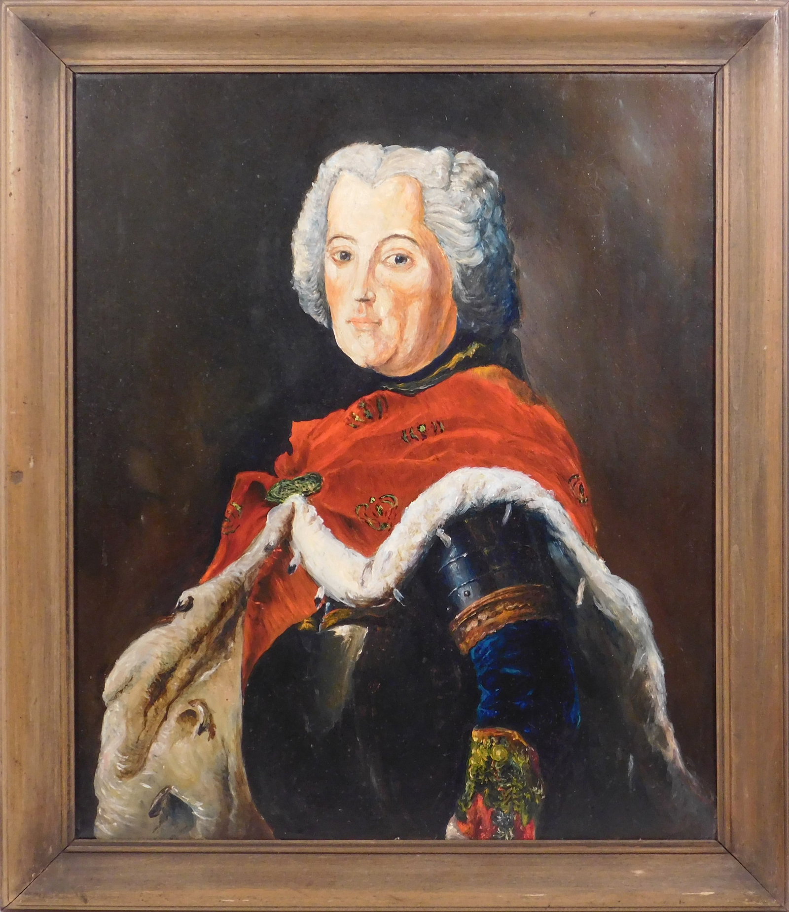 Portrait of a General: Portrait of a General (20th Century): Oil on canvas, unsigned, framed. 29 x 24 inches framed; 24 x 2 inches canvas. Private collection, Boston. Very good condition, no notable flaws; frame has some