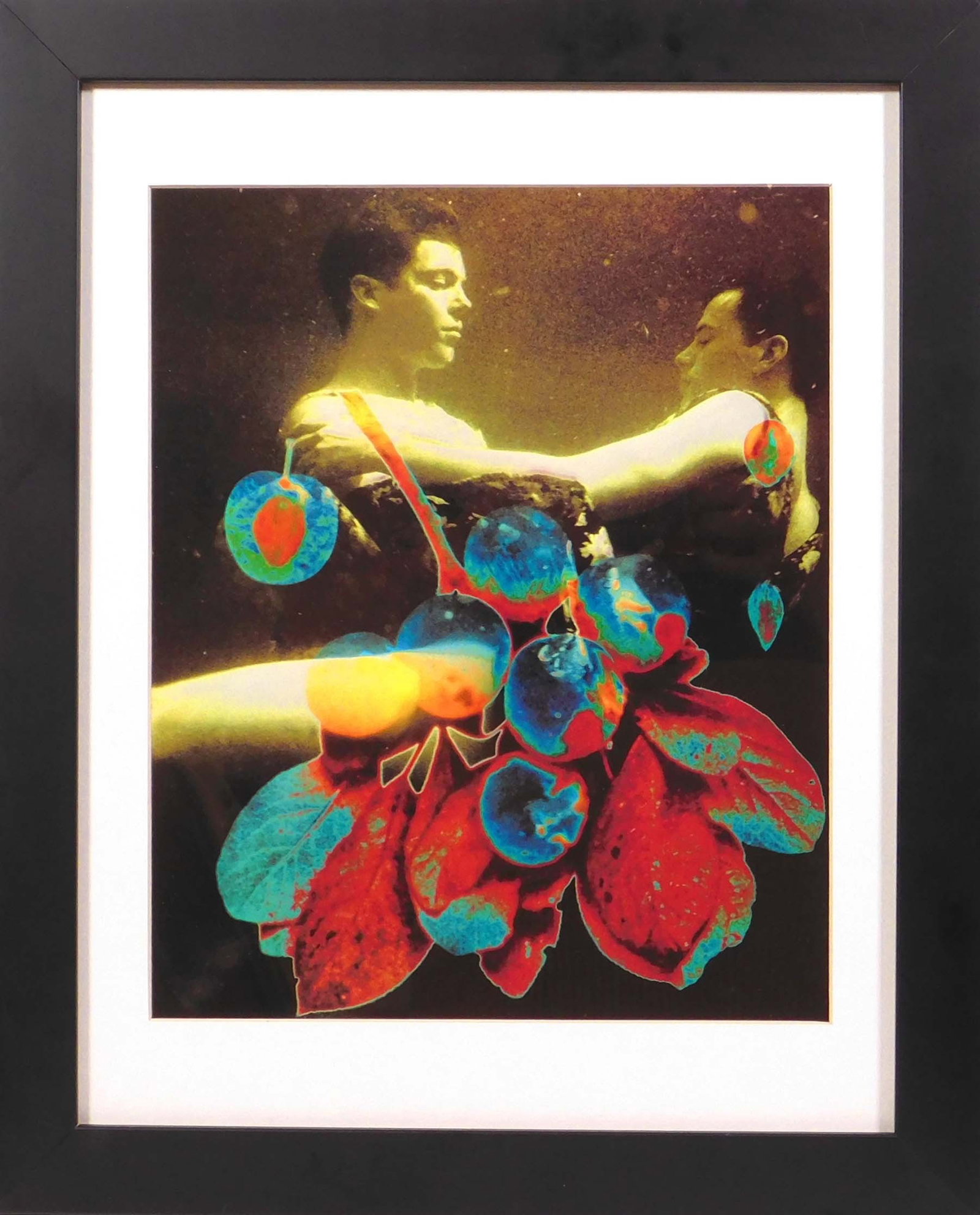 Robert Flynt : Untitled (Two Entagled Men Floating): Robert Flynt (American, b.1956): Untitled (Two Men Floating), 1983. Offset lithograph reproduction, unsigned, framed. Bio from the artist's website: My primary concern is to re-imagine the human body