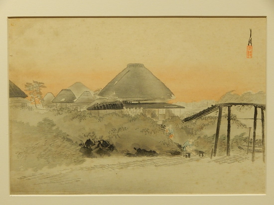 Chinese Sunset Lithograph - 2