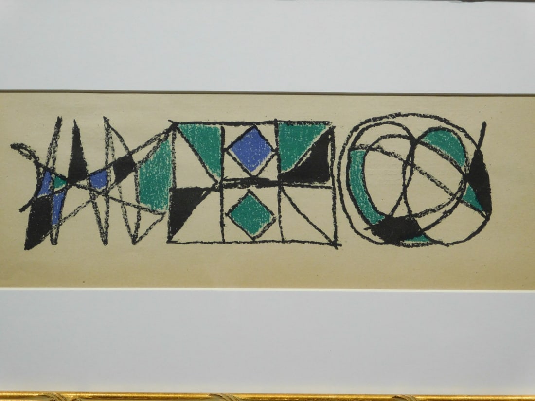Andre Marchand: Abstract Composition, Lithograph 1947 - 3