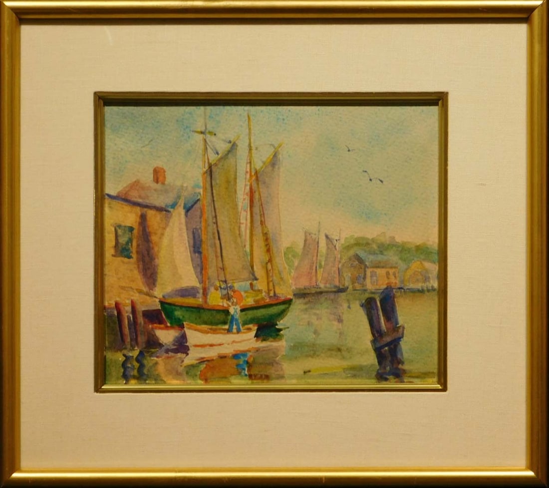 Rosa T. Silva: New Bedford Sail Boats, 1930 (1 of 8)