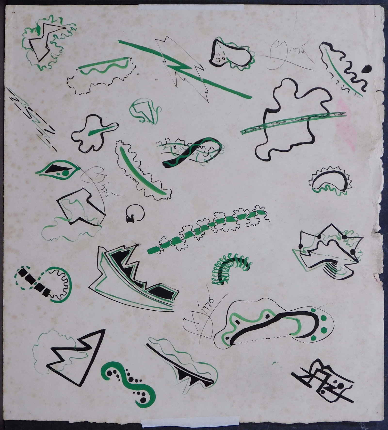 Joan Miro, Attributed: Sans Titre (1 of 13)