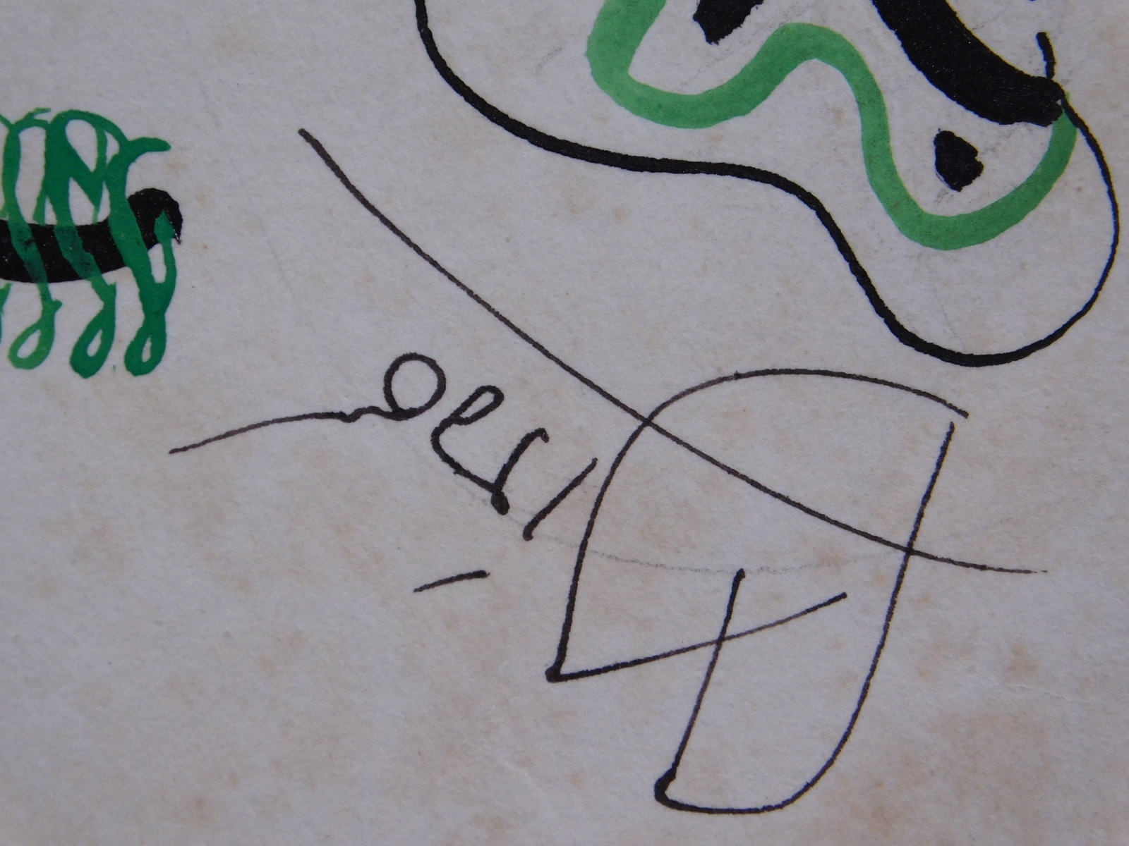 Joan Miro, Attributed: Sans Titre - 4