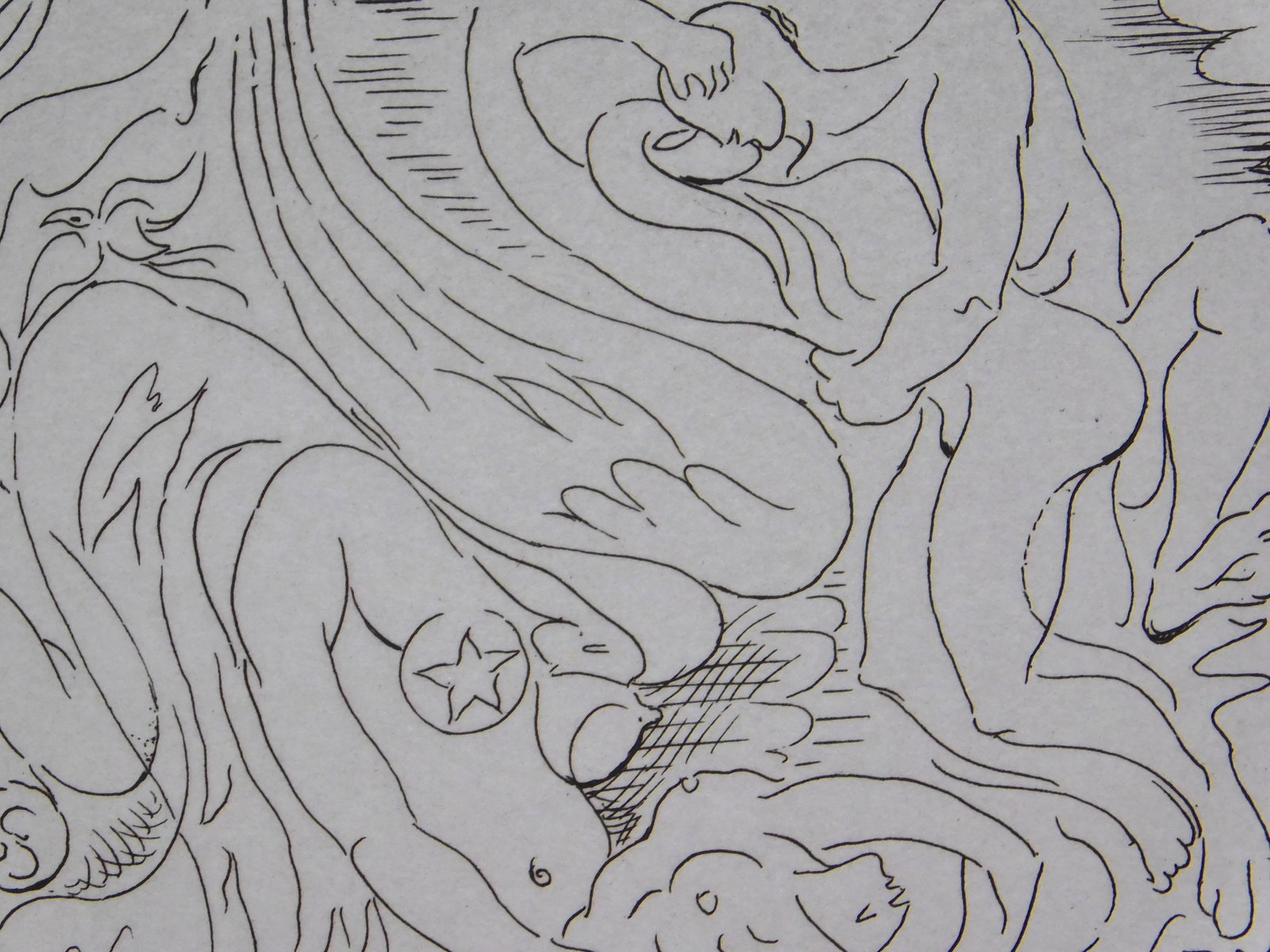 After Andre Masson: Abstract Figures - 5