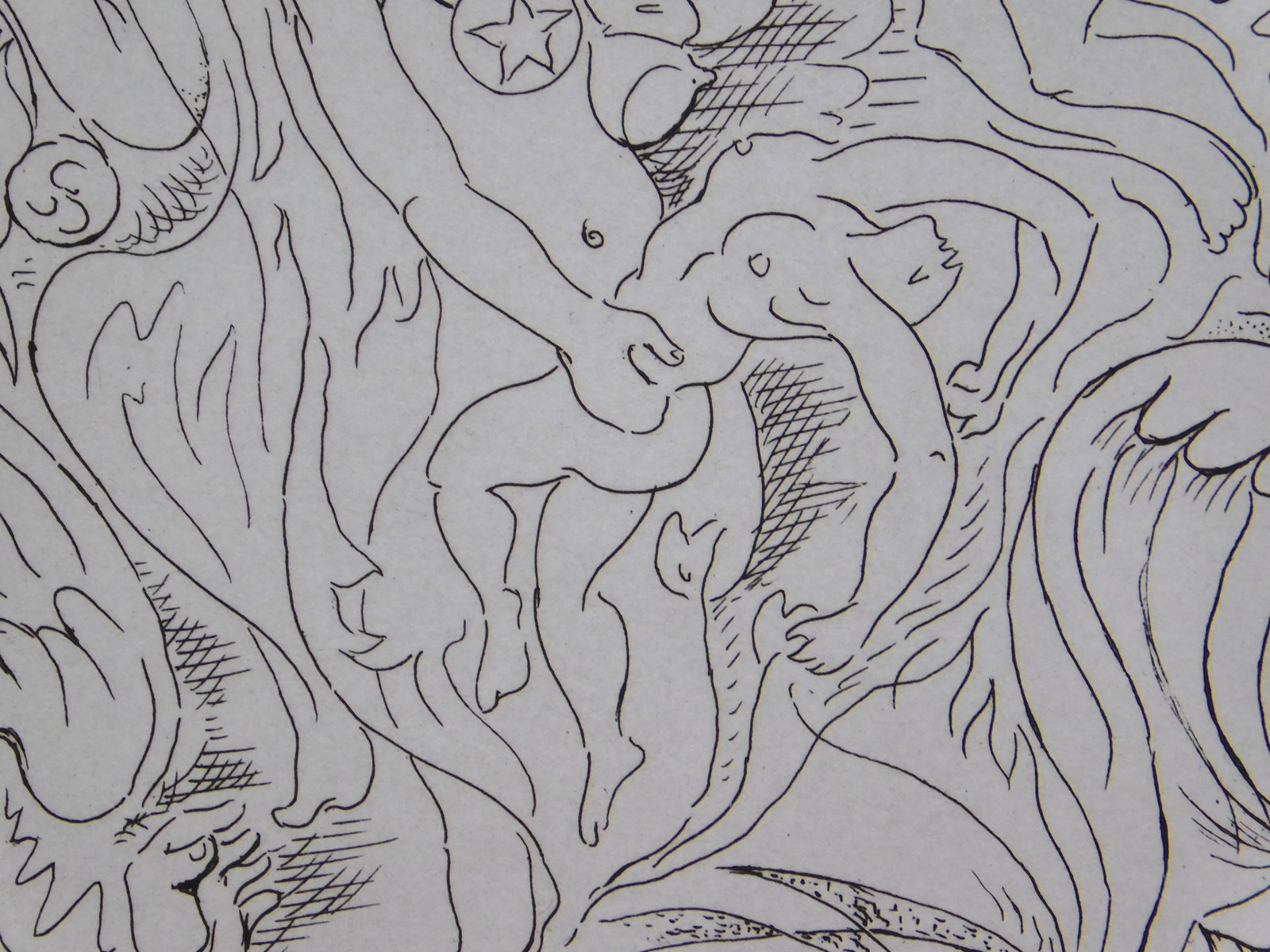 After Andre Masson: Abstract Figures - 6