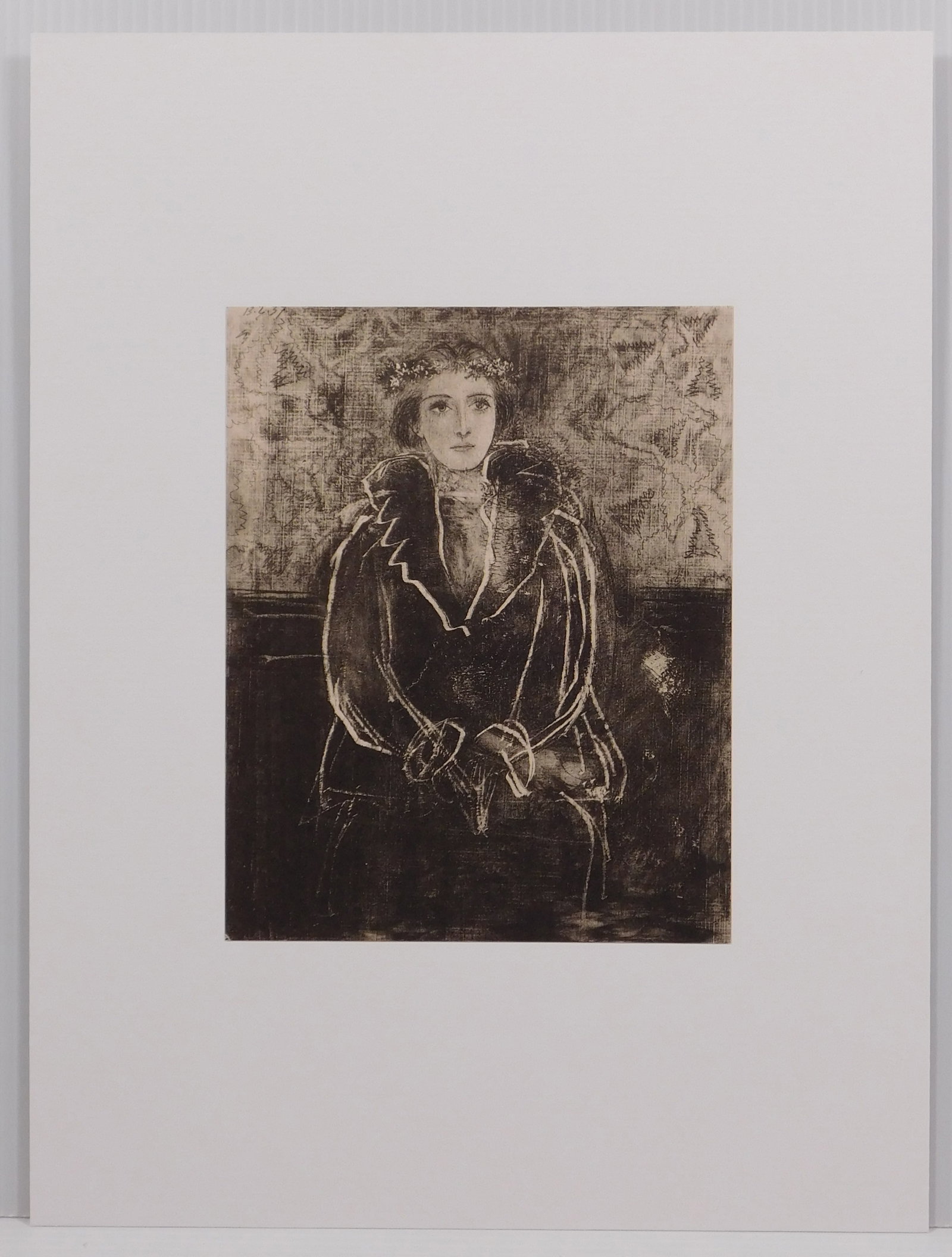Pablo Picasso: Dora Mar: Pablo Picasso (Spanish, 1881-1973): Dora Mar. Collotype on paper mounted to archival matboard, printed in 1948, label on the backing board, unframed. 12 x 9 inches with margins; 6 3/8 x 5 inches