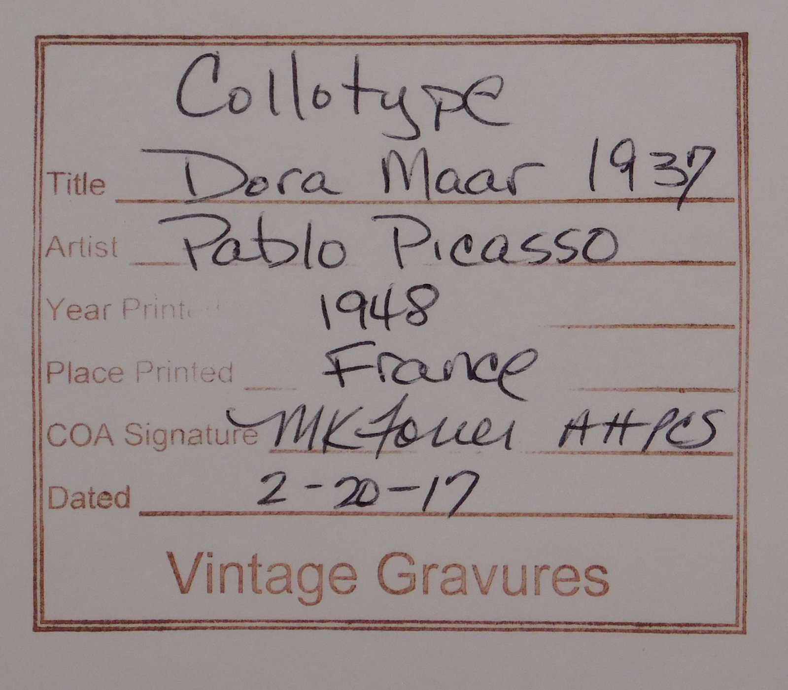Pablo Picasso: Dora Mar - 4
