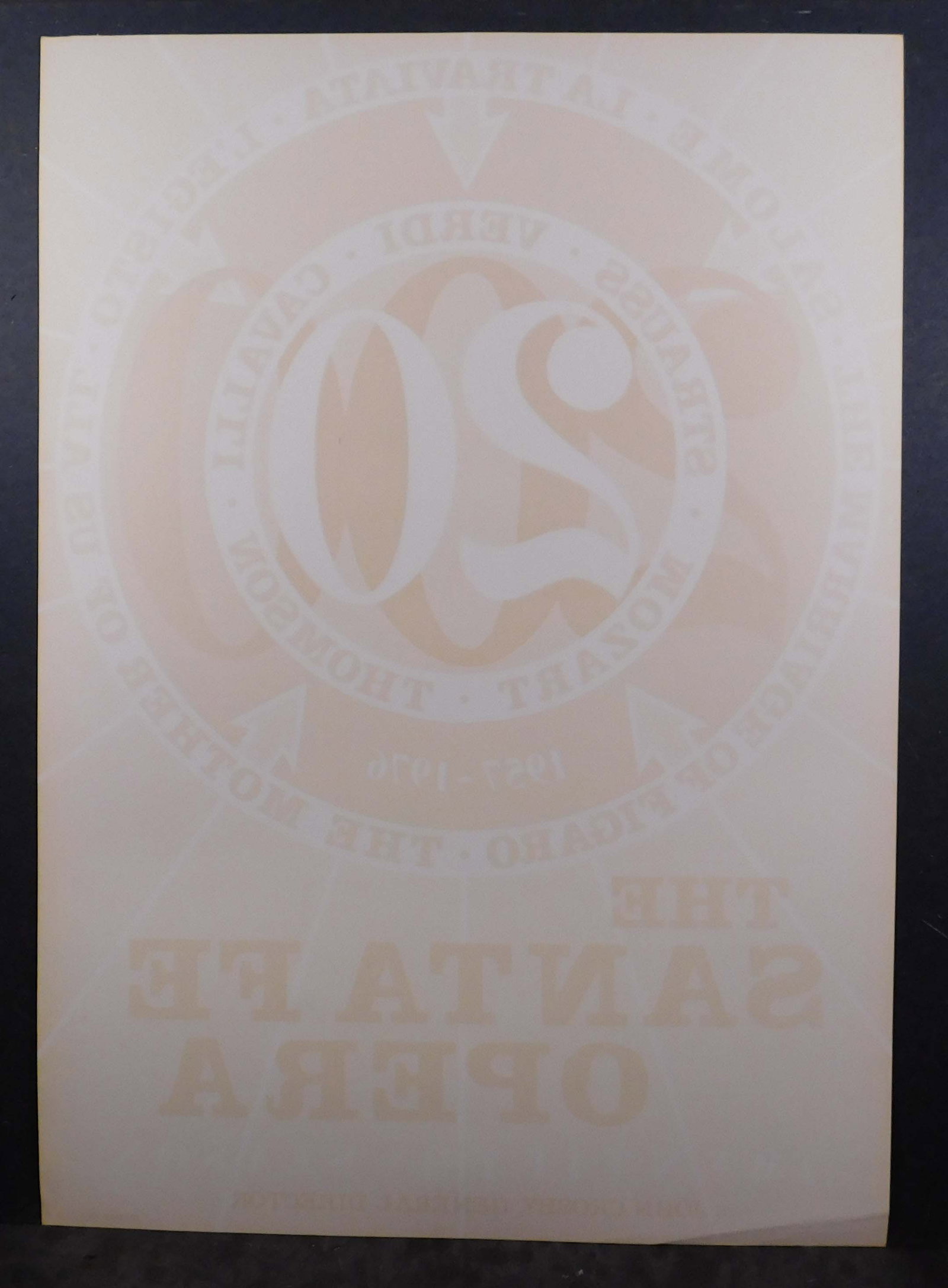 Robert E. Indiana: Santa Fe Opera - 9